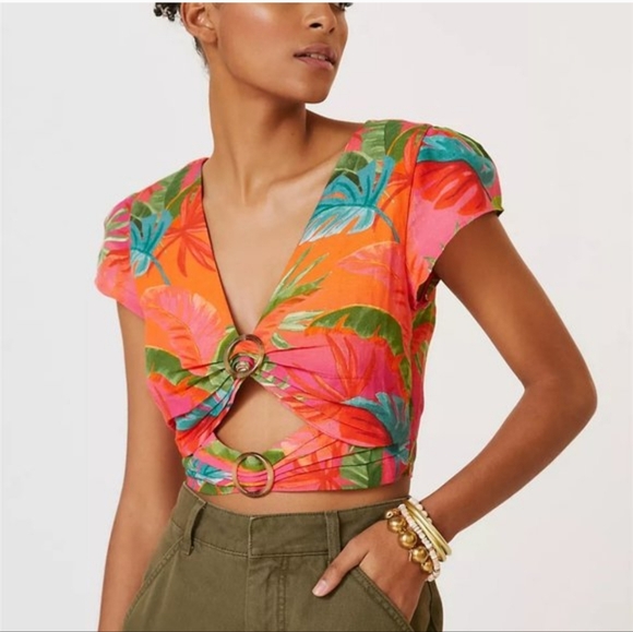 Farm x Anthropologie Cut-Out Top - Picture 3 of 11